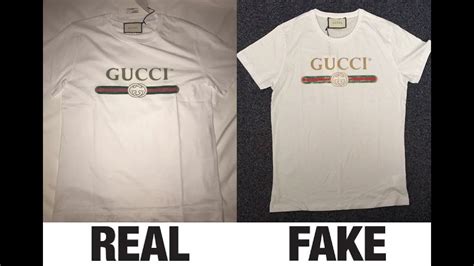 gucci logo replica shirt|How To Spot Fake Gucci Logo Washed T.